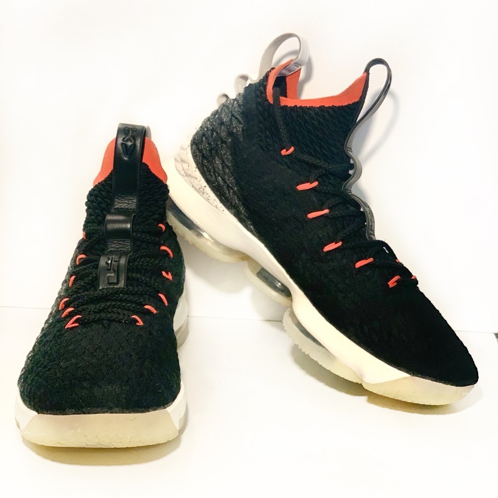 Nike LeBron 15 Black Bright Crimson